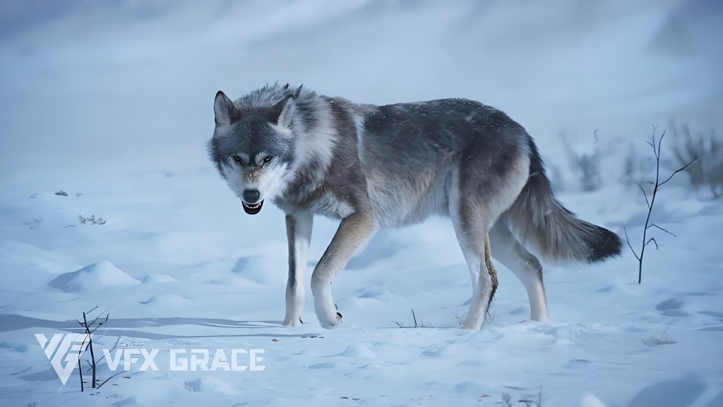 野狼绑定动画3D模型 Wolf Animation – VFX Grace (Blender/OBJ格式)