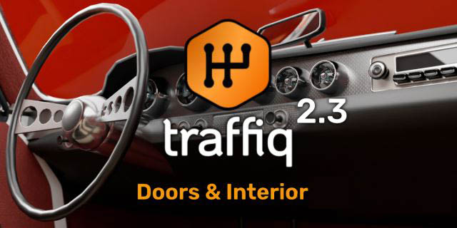 Blender绑定汽车模型资产预设插件 Car Library – Traffiq Car Models – Rigged Cars V2.3.0