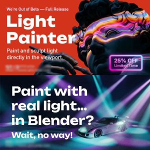 Blender光影绘画插件下载 Light Painter
