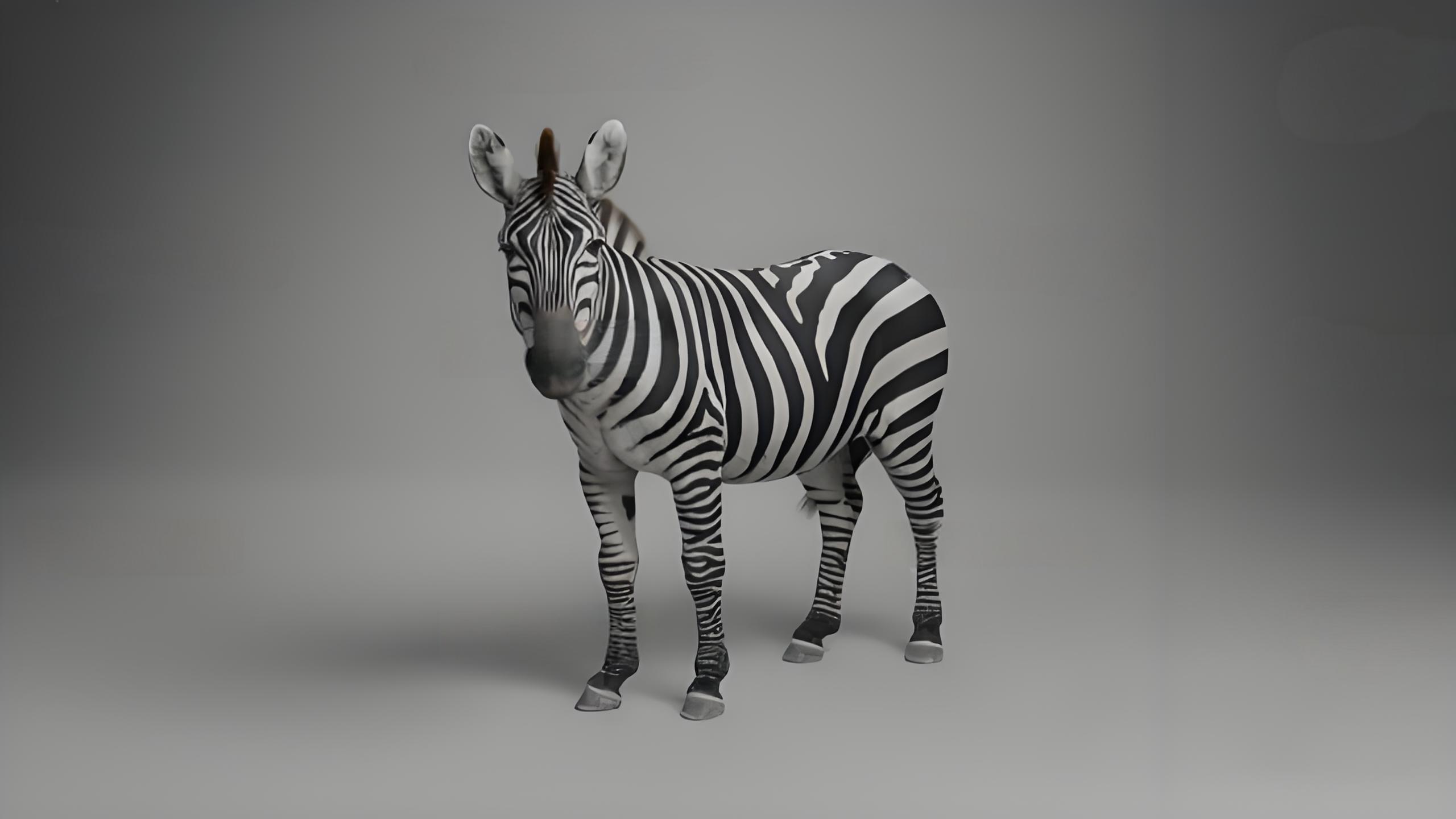 斑马3D模型 VFX Grace – Zebra Animation (Blender/OBJ格式)