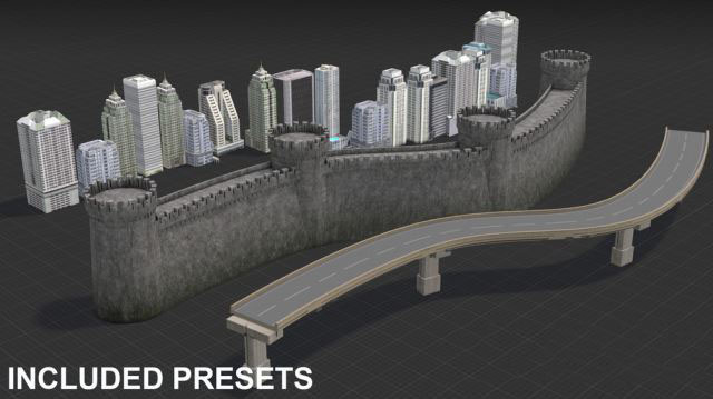 Blender建筑几何节点生成器资产预设 Geometry Node Tools – Architectural Pack