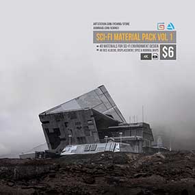 40组科幻钢铁材质贴图素材 Artstation – 40 Sci-Fi Materials for Environment Design Vol.1