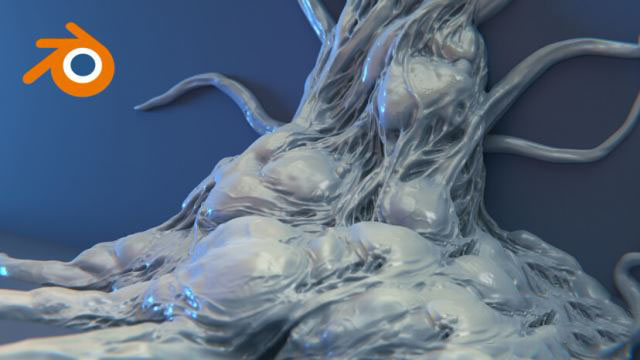Blender有机生物雕刻建模UV教程 Artstation – Organic Sculpting in Blender