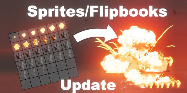 Blender自定义粒子特效节点资产预设 Sprite Particles For Realtime Vfx With Geonodes V1.2.1 + 使用教程