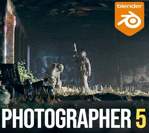 Blender插件|摄像机真实物理灯光自动对焦工具 Photographer v5.6.1 + 预设库