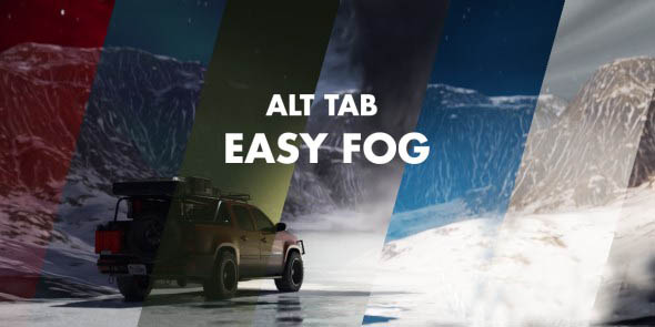 Blender三维雾气爆炸烟雾生成插件 Alt Tab Easy Fog V2.4.0