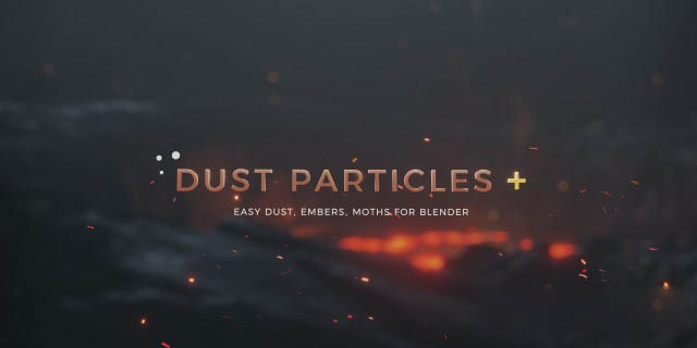 Blender灰尘粒子动画资产预设 Dust Particles Pro V1.2