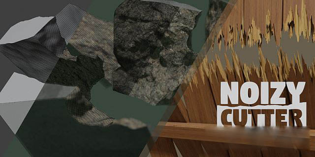 Blender自定义纹理路径切割破碎插件 Noisy-Cutter v1.8 + 使用教程