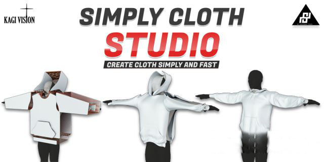 Blender布料模拟生成插件 Simply Cloth Studio V1.4.4 + Simply Cloth Pro v3.0 + 使用教程