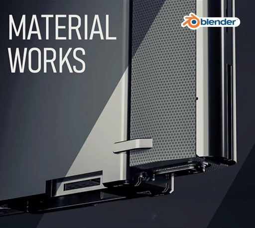 Blender插件|高级硬表面材质资产预设 Material Works v1.12