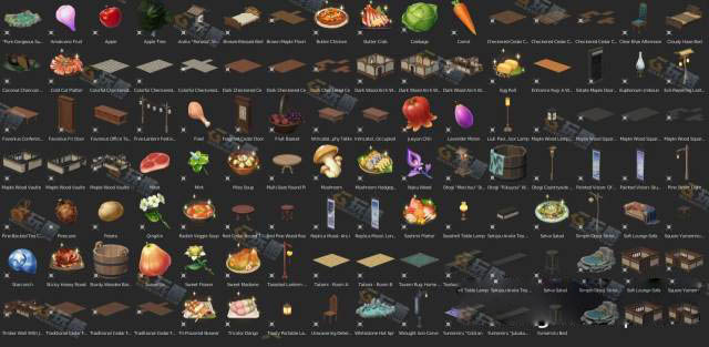 Blender原神游戏物品3D模型资产预设 Genshin Impact Blender Assets collection