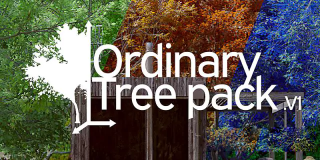 Blender树木植物资产预设 Ordinary Tree Pack