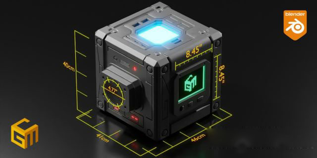 Blender三维测量插件资产预设 GeoMeasure 2 v2.92