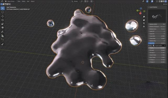 Blender液体气泡模拟插件 Liquid Bubble v2.0.0