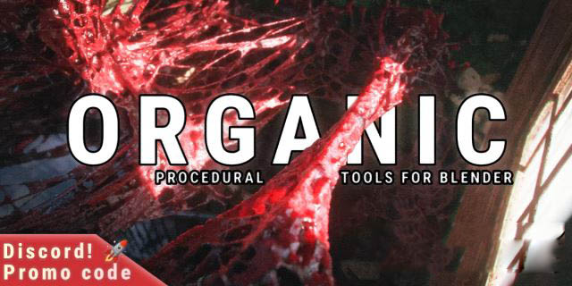 Blender恐怖生命有机体生成插件 Organic V1.0.1