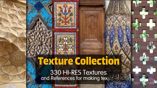 330组日常实用贴图素材 Artstation – Texture Collection by Mohsen Daniali