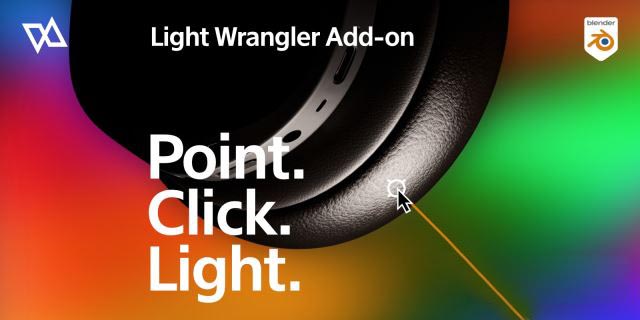 Blender目标照明灯光插件 Light Wrangler V3.2.6+V2.2.4 + 使用教程