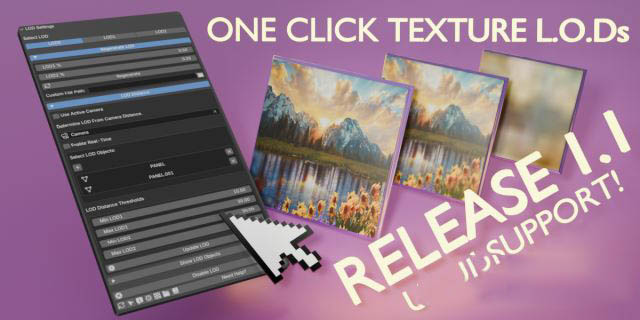 One Click Texture L.O.D