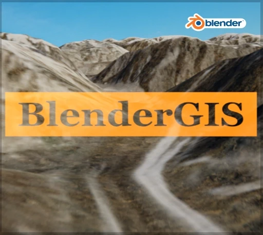 Blender插件|真实三维地理模型生成器 BlenderGIS v2.2.12