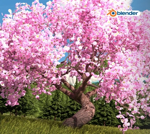 Blender程序化树木生成器资产预设 Treedesigner + 400 Procedural Trees