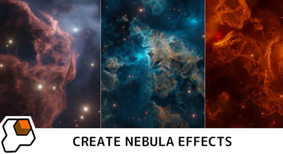 Blender插件-三维太空璀璨星云生成器 Nebula Generator V3.0.1