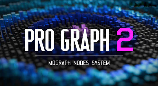 Blender运动图形动画节点预设 Pro Graph – Motion Graphics Tools For Geometry Nodes V2.0.0