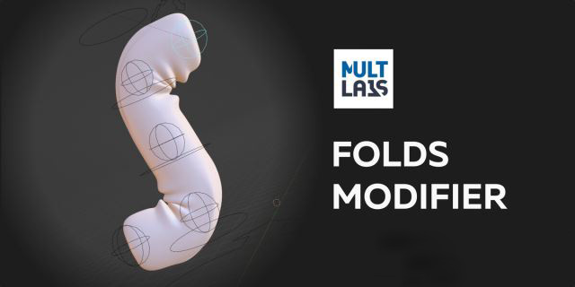 Blender衣服褶皱修改器资产预设 Folds Modifier V5