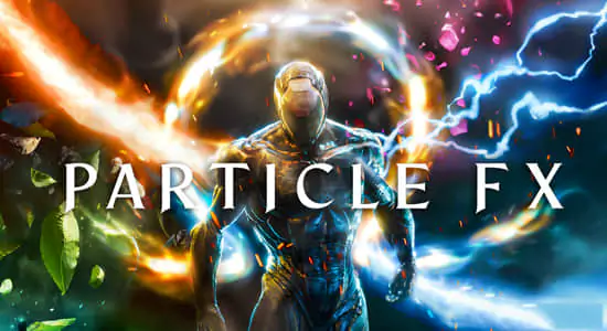 Blender资产-火焰闪电火花粉尘魔法粒子特效预设 Omega Particle FX V0.4.5