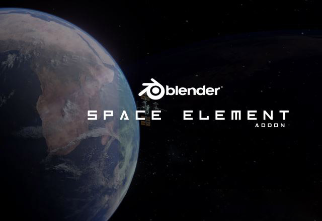 Blender太空星球场景生成插件 Space Elements Addon v1.0.0
