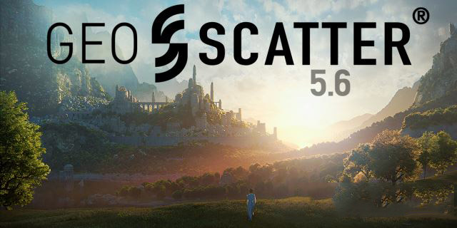 Blender花草树木模型随机分布散布生成插件下载 Geo-Scatter 5.6.3