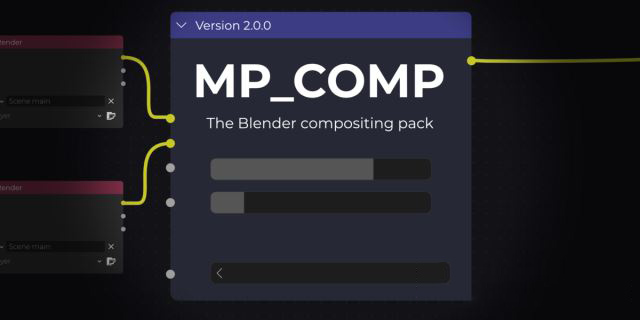 Blender后期合成特效资产预设下载 MP_Comp V3.1.0