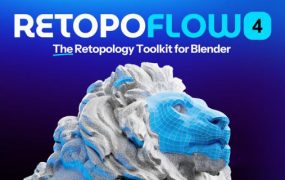 Blender模型拓扑插件下载 RetopoFlow 4 – Retopology Toolkit V4.1.6 + V3.4.3 + 使用教程