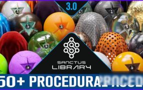 Blender程序化材质预设库插件下载 Sanctus Library – Procedural Materials V3.3.3