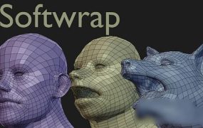 Blender素材模型变形重拓扑插件下载 Softwrap V2.1.4 – Dynamics For Retopology