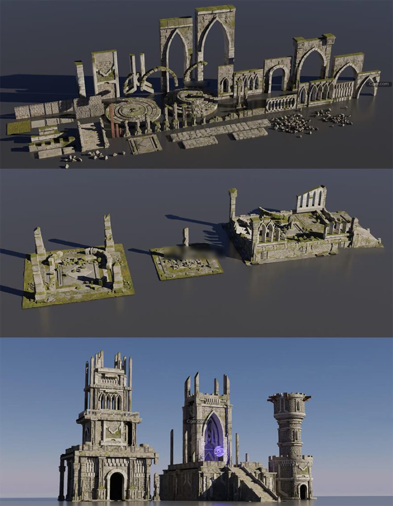 ArtStation-–-Medieval-Fantasy-Kitbash