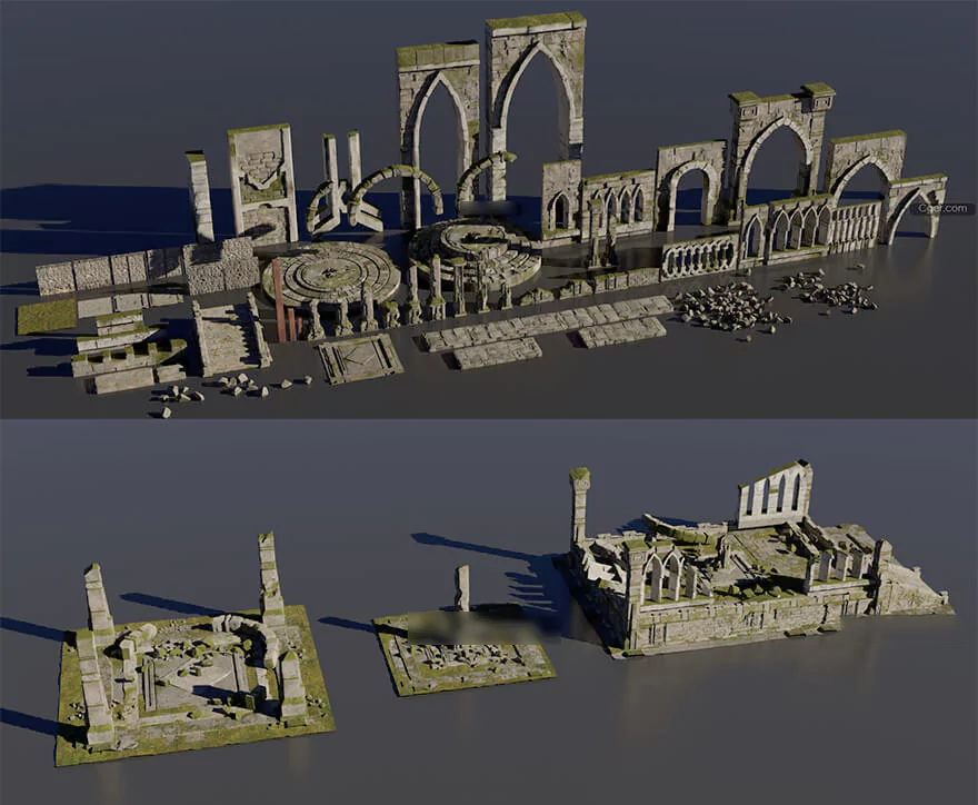 ArtStation-–-Medieval-Fantasy-Kitbash