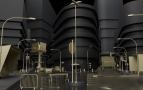 (Blender/FBX/OBJ/MAX格式)70组街道公共设施3D模型免费下载Artstation – 70 Pieces of Street Asset