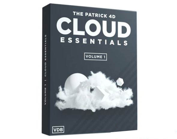 25组体积云VDB预设下载 Patrick4D Cloud Essentials – Volume 1 VDBs