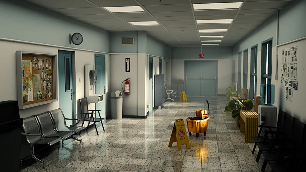 Police Station Hallway-1