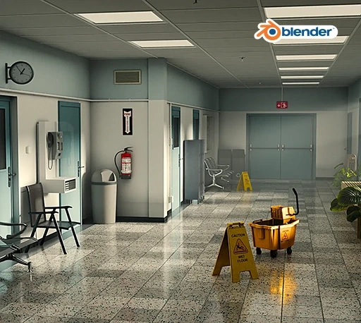 Police Station Hallway