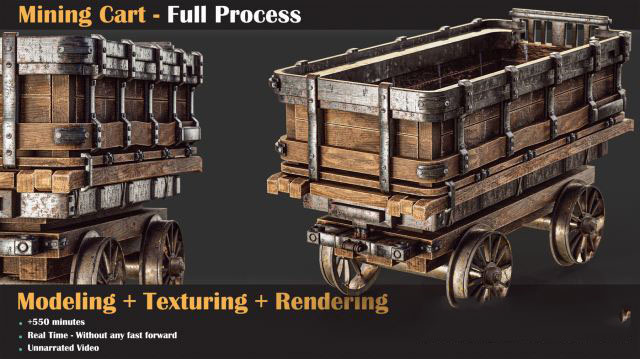 Artstation-Mining-Cart-Full-Tutorial