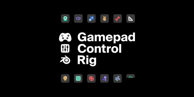 Blender插件下载手柄动画控制器 Gamepad Control Rig v1.3.0