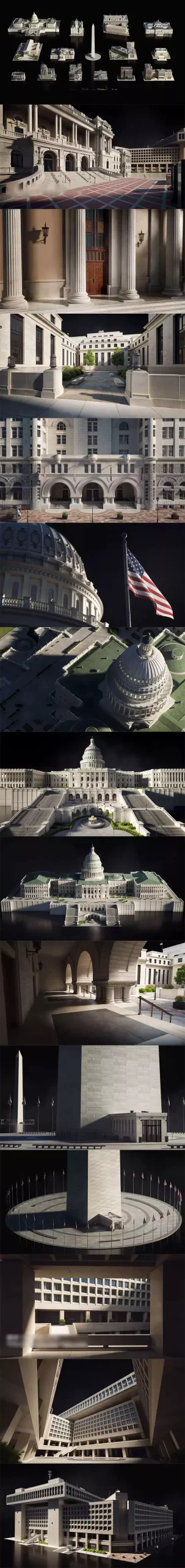 KitBash3D-Washington, D.C.