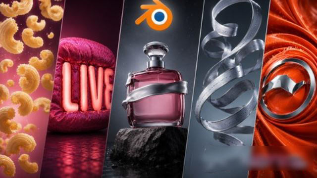 Blender商业广告栏目包装动画教程下载 Udemy – Blender for Advertising Masterclass