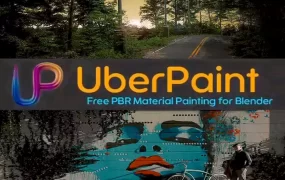 Blender插件下载-UberPaint V0.7版图层化纹理材质绘制