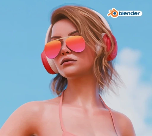 Blender人物角色毛发材质预设下载 Daz Studio Hair Material for Blender
