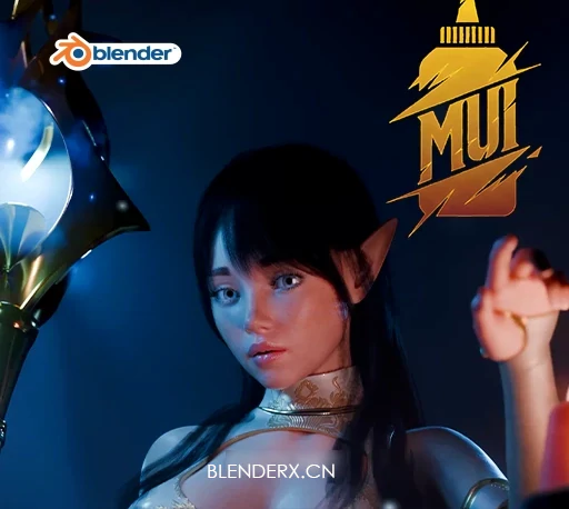 Blender插件下载-角色模型控制界面 MustardUI v2026.7.0