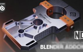 Blender插件下载-非破坏性科幻硬面建模 ND – Non-Destructive Modelling V2.2.1 + 使用教程