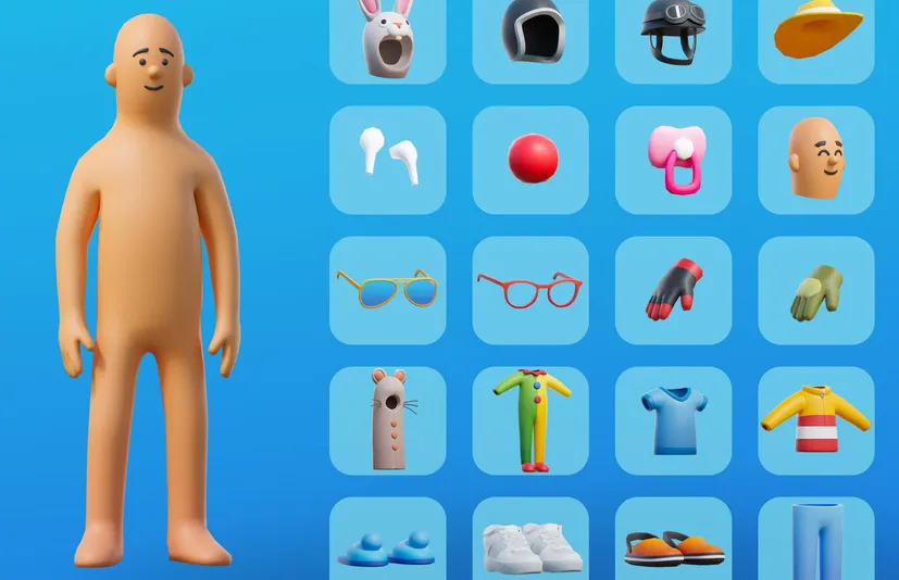 Blender卡通低多边形人物模型Creative Characters FREE – Animated Low Poly