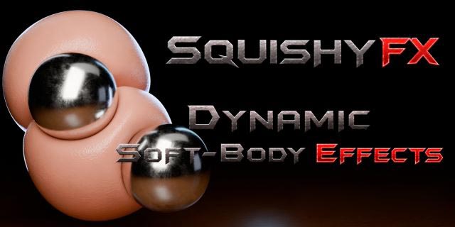 Blender插件下载-实时柔体碰撞模拟 SquishyFX V3.3.0